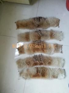 Faux Coyote Fur Collars 65cm*8cm Transverse Cutting Wolf Skin Strips