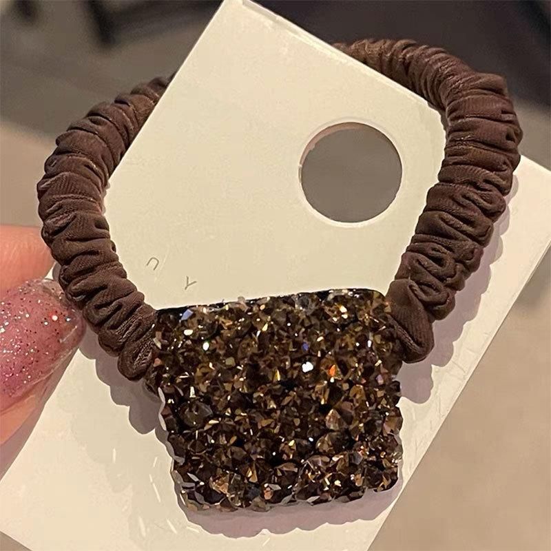 Fashion Hair Accessories Rhinestones Simple Bow Hair Rope