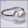 Pearl Ring 6-7mm Bread Pearl Rings with Silver Plated (RPR-C0003)