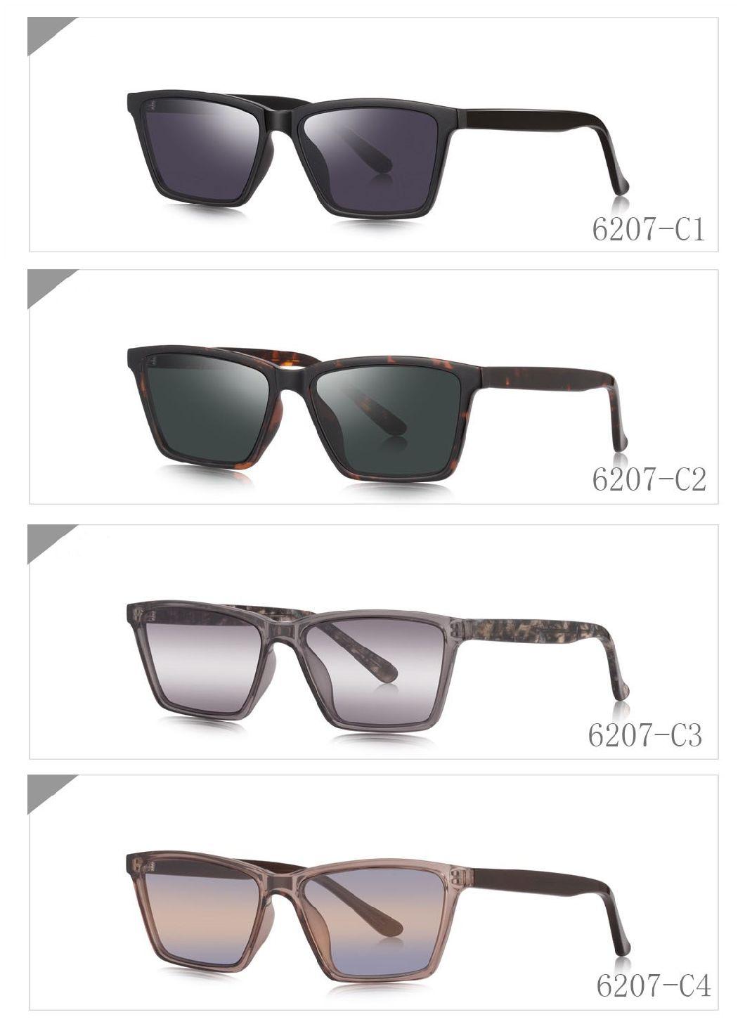 UV400 Blocking Vintage Tr90 Squarish Women Sunglasses Low MOQ Ready Goods