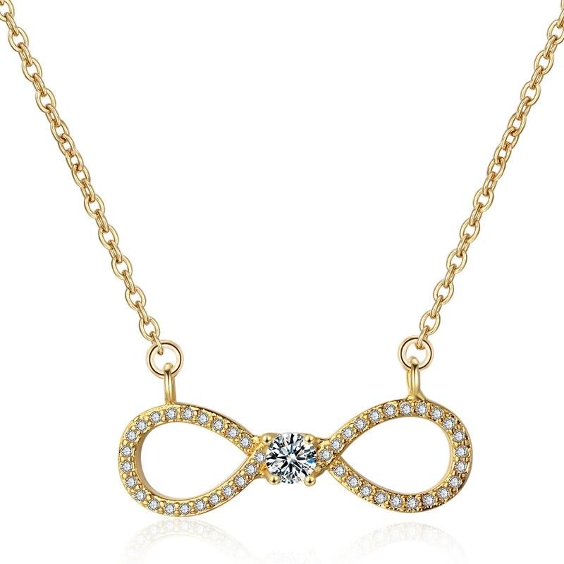 Fashion Female Short Heart Pendent Gold Chain Sets Necklace for Women