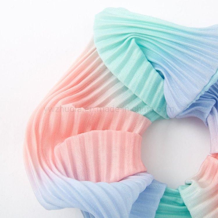 Colorful Satin Hair Scrunchies for Woman