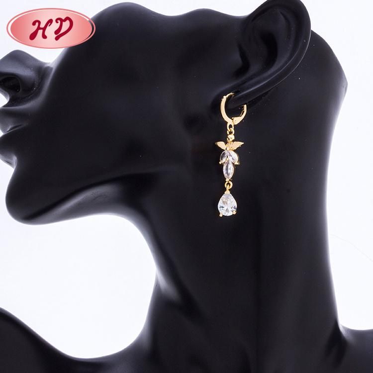 2020 Fashion 18K Gold Plated Jewelry Drop Earring Design for Women