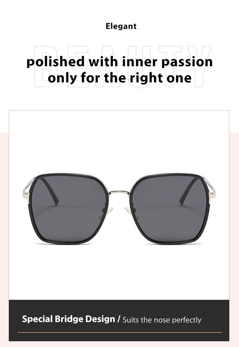 2022 Wholesale Men Women Ladies Vintage Retro Black Square Frame Lentes Cp F CE Price Italy Design Wholesale Polarized Sunglass