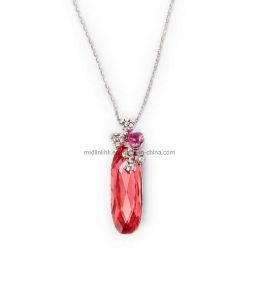 Fashion Jewelry - Lucky Rose Stone Necklace (HN1A638)