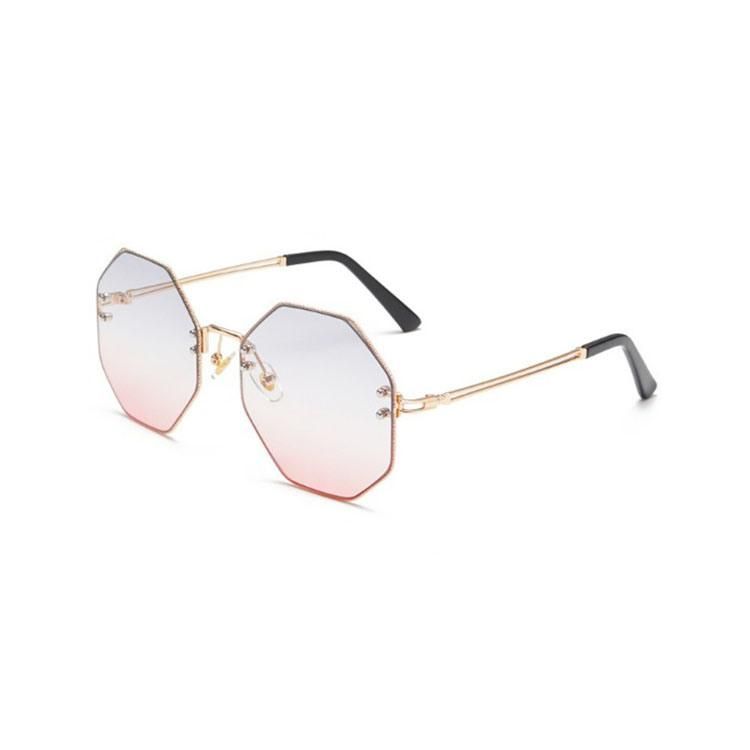 2019 Rectangle Shape Ready Made Stainless Sunglasses