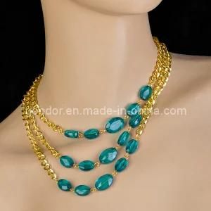 Golden Beaded Necklace (GD-AC177)
