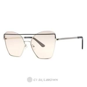 Metal&Nylon Sunglasses, Ladies New Fashion Butterfly Frame M9019-01