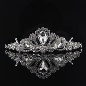 Princess Crown Tiara Comb Hair Clip Bridal Hair Jewelry Wedding