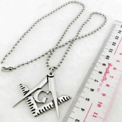 Fashion Jewelry Promotion Gift Silver Masonic Pendant