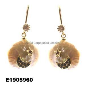 New Style/Trendy Luxury Fashion/Trendy Design/Charm Gold Plated/Pearl Drop Jewelry/Sets Women Earrings