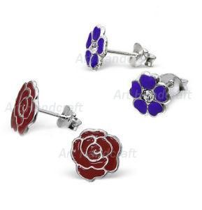 Fashion Earring in Paint Flower (AEA1313)