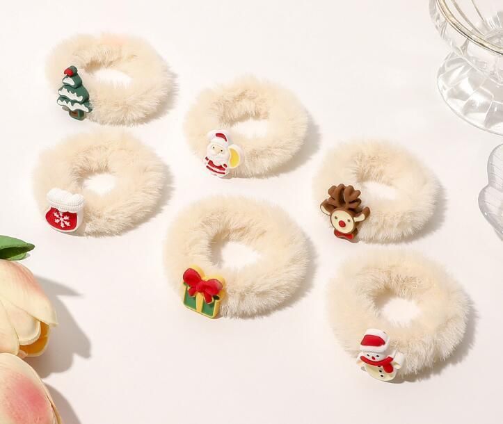 Christmas Autumn Winter Festive Hair Band Lovely Hair Scrunchies