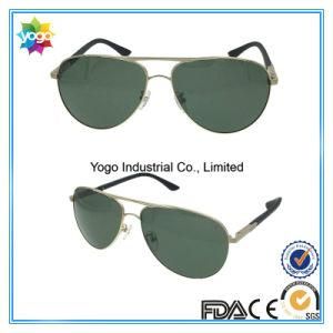 Fashion Newest Block UV Light Pilot Sunglasses with Metal Hinge