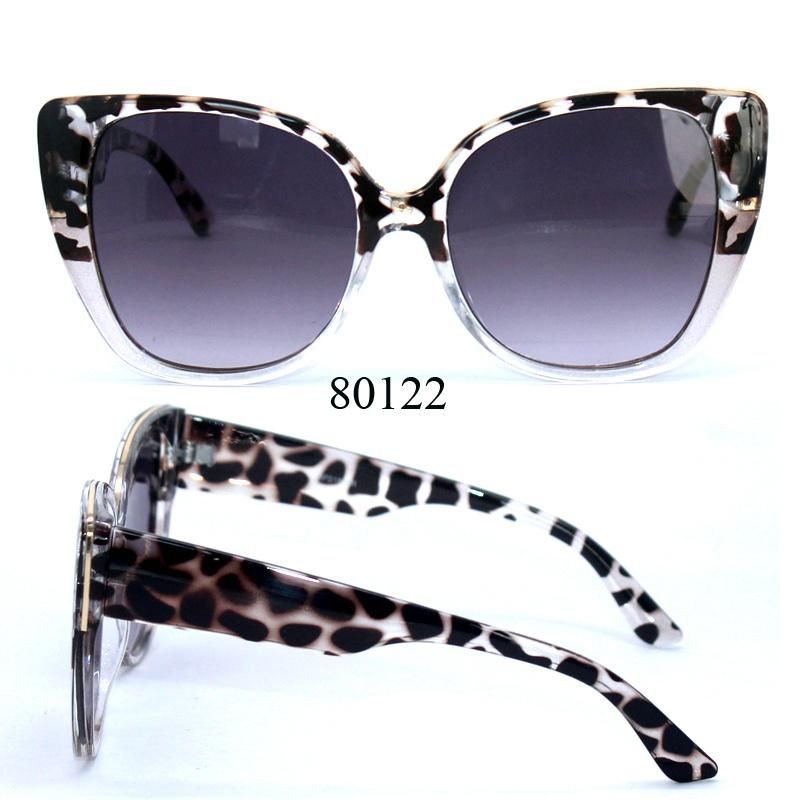 Vintage Cowmooflage Large Cat Eye Frame Oversize Women Trendy Shade Fashion Sunglasses