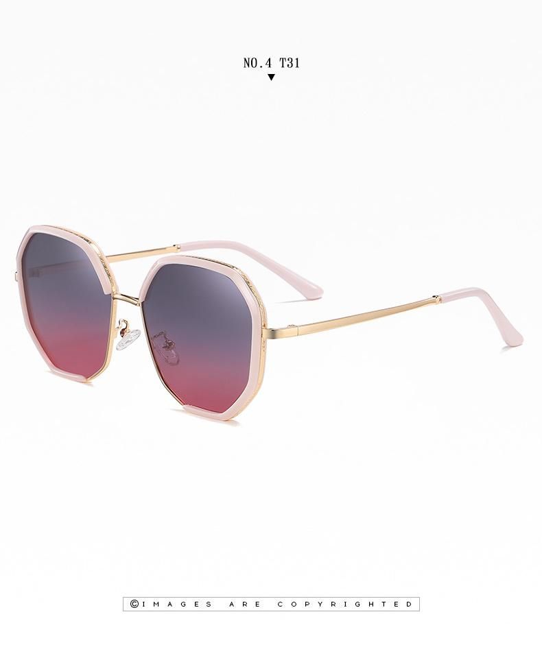 New Arrivals Fashion Designer Square Frame Trendy Women Oversized Shades Sunglasses