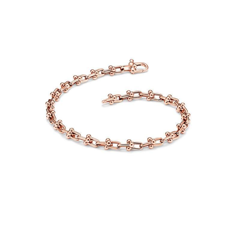 316L Stainless Steel Bracelet for Women Teen Girls Romantic Gift Rose Gold Plated Bracelet.