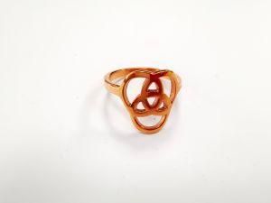 Stainless Steel Finger Ring in Gold Color