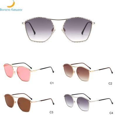 Latest Fashion New Design Stylish PC Lense Metal Sunglasses in Stock