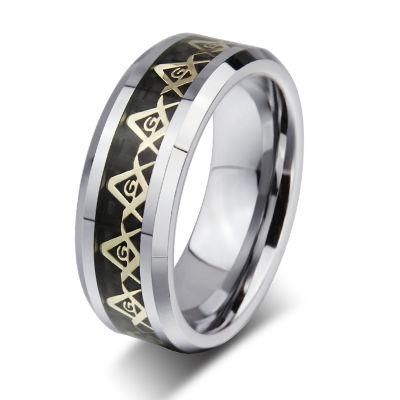 High Quality Custom Stainless Steel Cheap Masonic Rings for Men