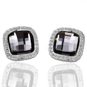 CZ Stone Jewelry Stud Earring (E057)