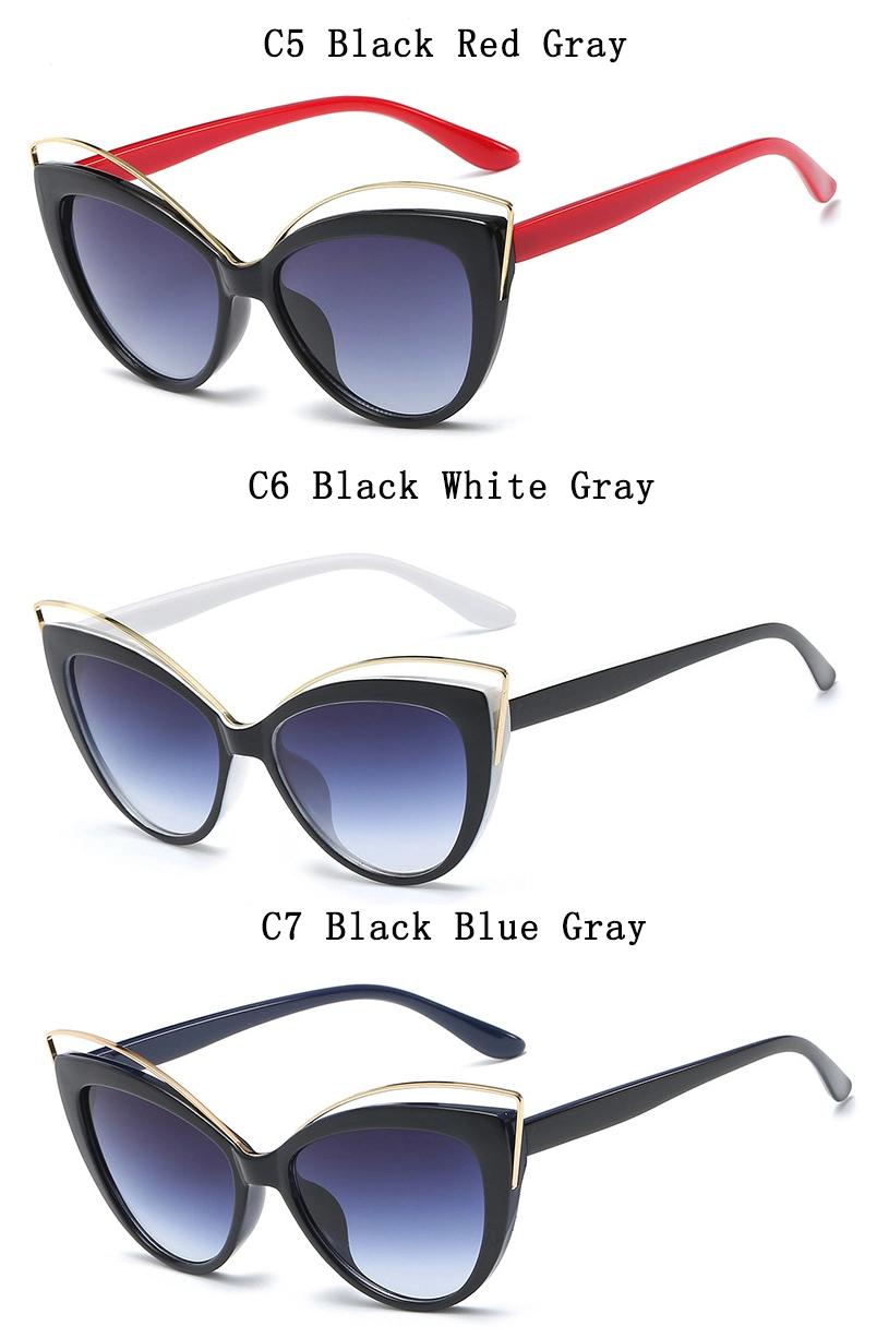 China Hot New Women Sunglass Fashion Sunglasses UV400 Protective Retro Cat Eye Sunglasses 2022 Fashion Retro Sunglasses