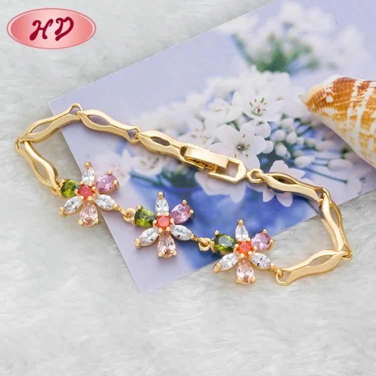 New 2020 Ladies Colorful Zircon Friendship Bangles Bracelets