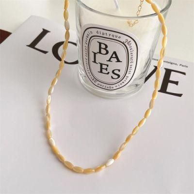 New Style Cute French Retro Champagne Gold Hand-Made Necklaces for Women