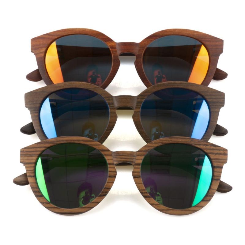 2020 New Design Factory Directly Supply Custom Logo Sunglasses Wooden Fashion Polarized UV400 Gift Sunglasses