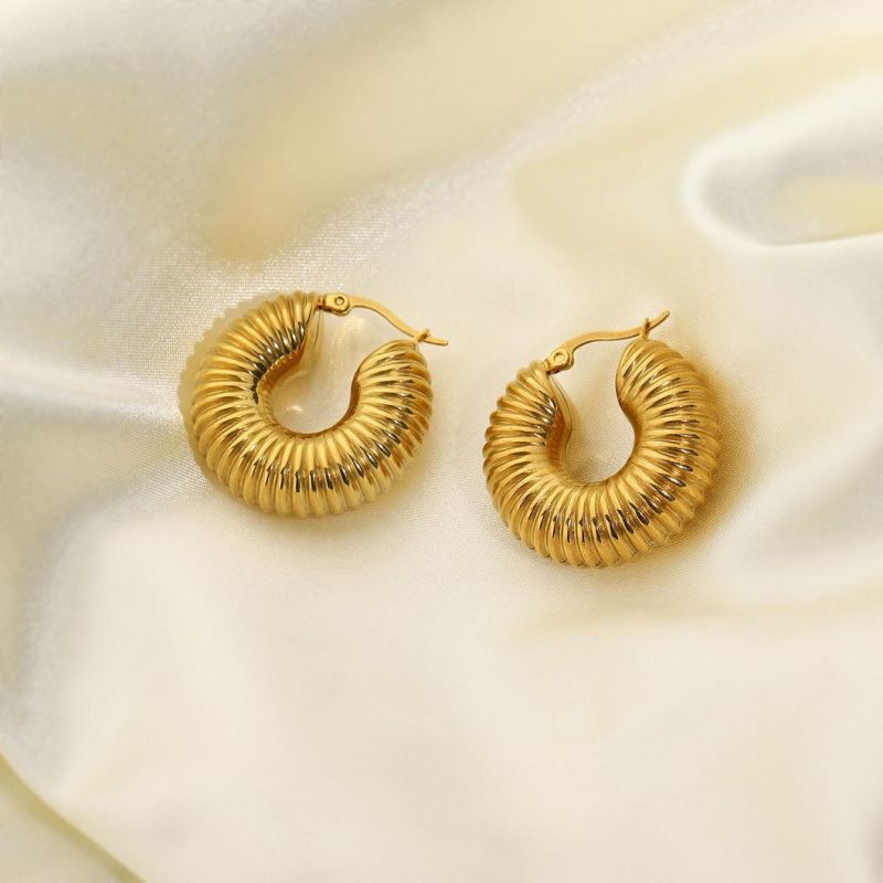 Manufacturer Custom Hoop Earring Stainless Steel Jewelry, Gold Hoop Earrings, Earring Charms