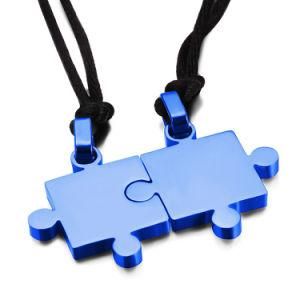 Creative Gift Fashion Puzzle Jewellery Stainless Steel Jewelry Necklace