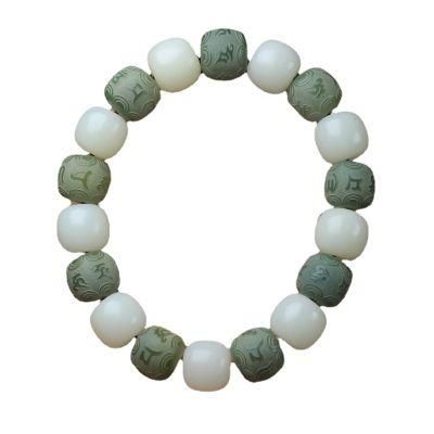 Fashion Jewelrywhite Jade Bodhi Rootgreen Bodhi Root Bracelet