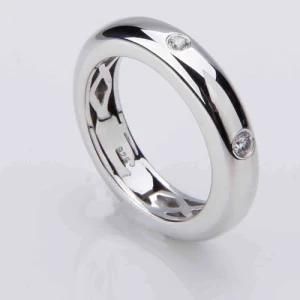 Fashion Jewelry Ring Made of 925 Silver with Czs (WR0027)