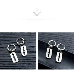 Blade Pendant Stainless Steel Earrings