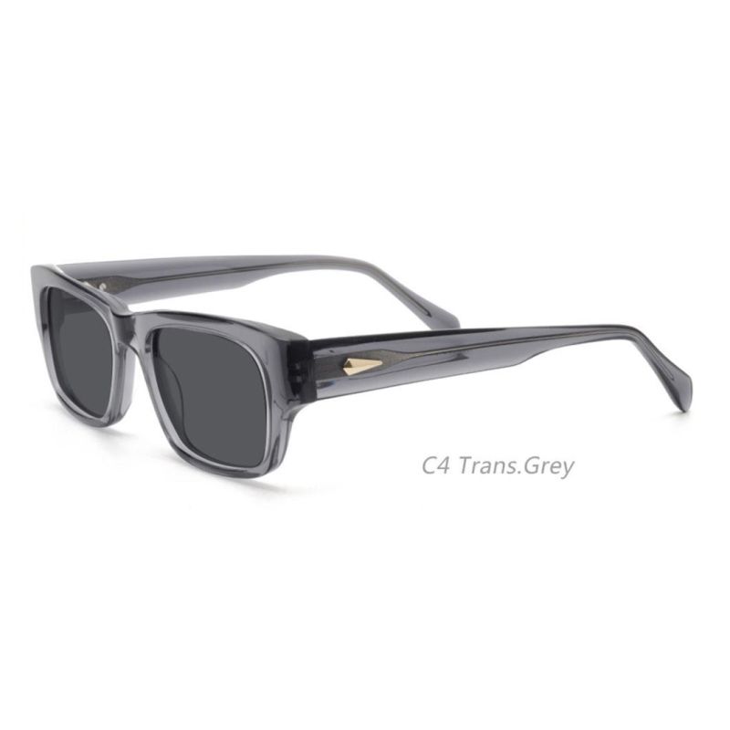 New 2022 Luxury Internal Chamfering High Quality Men Women Shades UV400 Thick Widen Temple Acetate Polarized Sunglasses