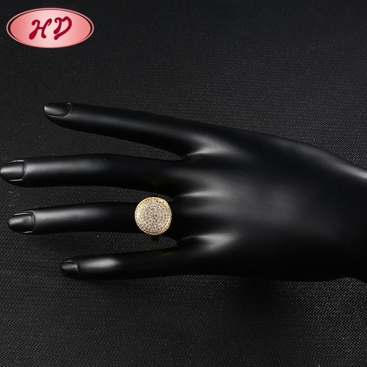 Fashion 18K Gold Plated Silver Stainless Steel Wedding Engagement Jewelry Man Finger Rings Design