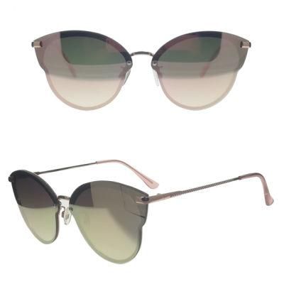 New Design Cat Eye Stainless Steel Sunglasses