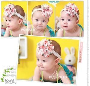 High Quality 2 Colors New Chiffon Baby Flower Hair Band, Children Hair Accessories