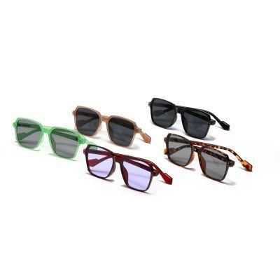 Hot Sale Fashion Shades Square Frame Oversized Sunglasses for Women