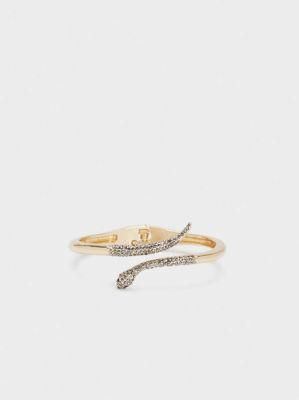 Fashion Stainless Steel Crystal Snake Bracelet Jewelry