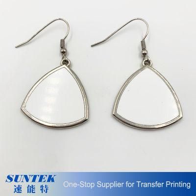 Sublimation Metal Jewelry Triangle Earrings