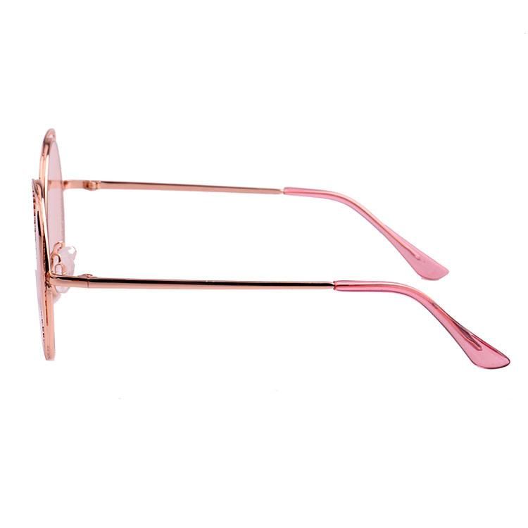 2022 Designed Cateye with Decoration Popular Metal Sunglasses
