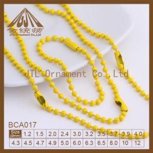 Most Popular 3.2mm Brass Mateial Plated Neon Color Ball Chain for Sale