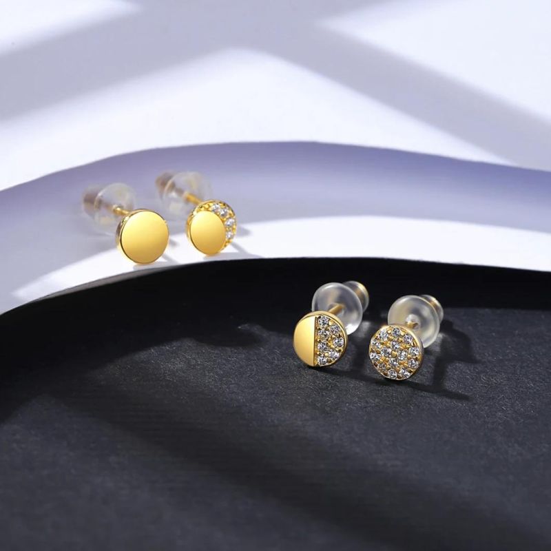 Best Quality 925 Sterling Silver Stud Wedding Earrings Jewellry