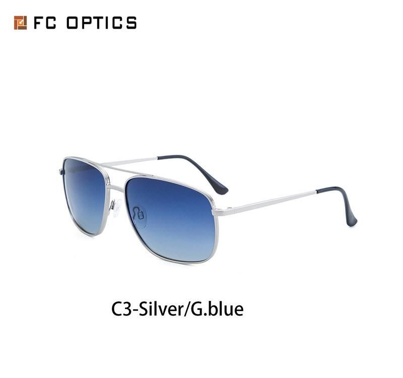 Square Metal Fashion Quickly Shipping Goods Europe Style Sunglasses for Men