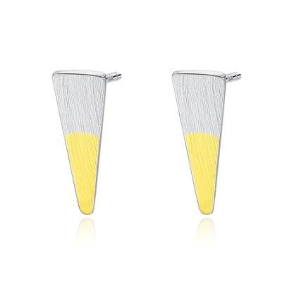 Summer Sliced Two-Color Watermelon Sterling Silver 925 Ear Studs