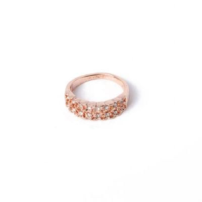 Sample Available Fashion Jewelry Gold Ring with Rhinestone