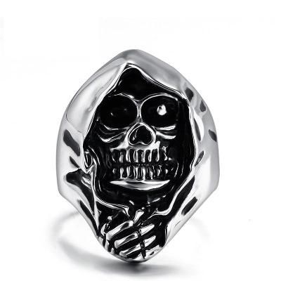 316L Surgical Stainless Steel Custom Skull Rings for Men