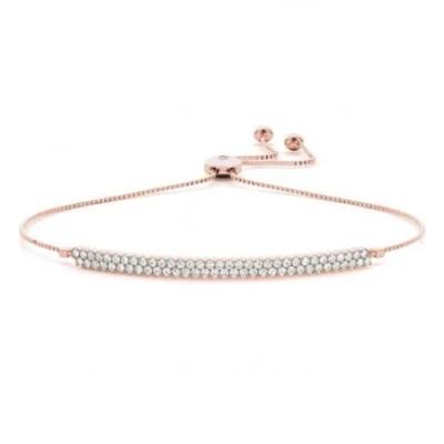 Hot Sale Wholesale 925 Sterling Silver Adjustable Bracelet with Slider