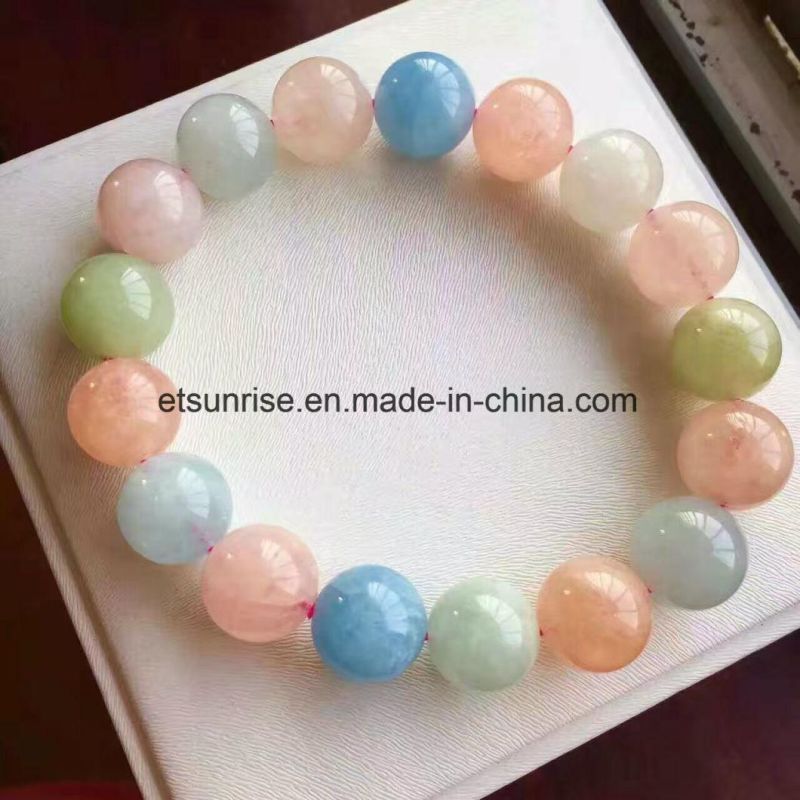 Semi Precious Stone Fashion Crystal Agate Bracelet Bangles Jewelry